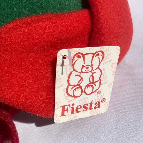 Fiesta Bear Claw Machine Edition Christmas Holiday Teddy Bear Red Green White - Picture 3 of 11